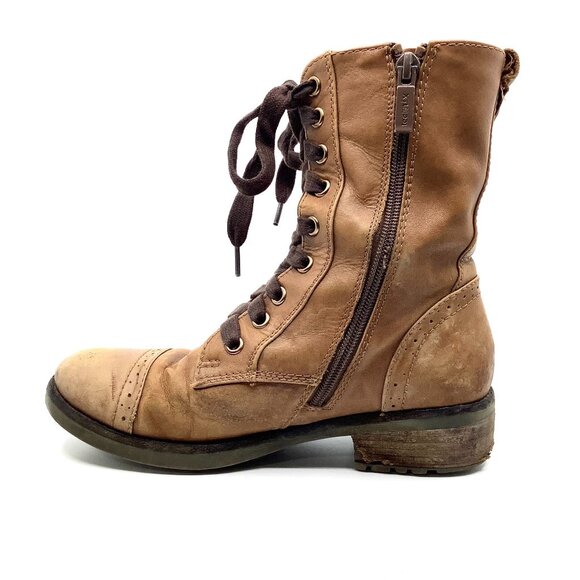 Teemix Leather Lace Up Boots - Picture 1 of 6